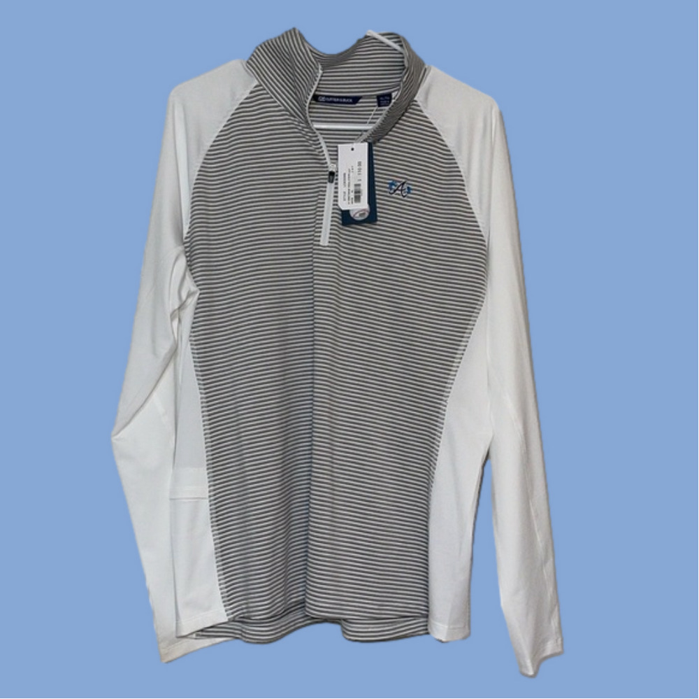 NWT Women’s Braves Cutter&Buck 1/4 zip pullover xl